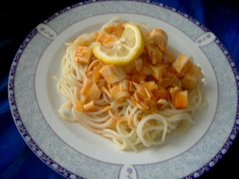 Spaghete cu surimi - poza 2