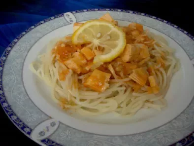 Spaghete cu surimi