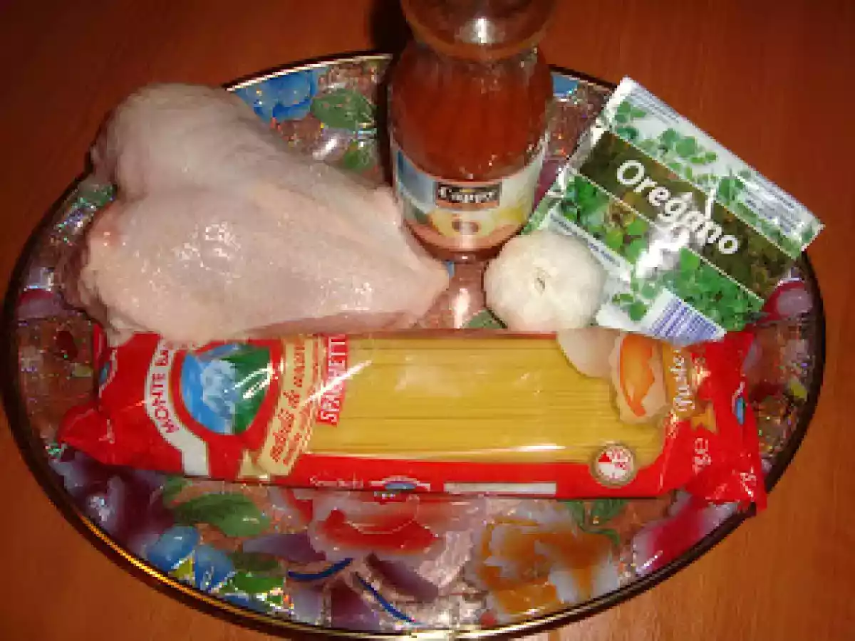 Spaghetti cu piept de pui - poza 2