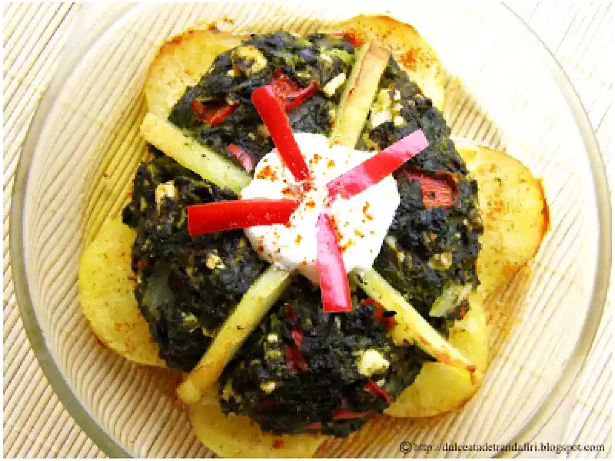 Spanac cu cartofi la cuptor - poza 2