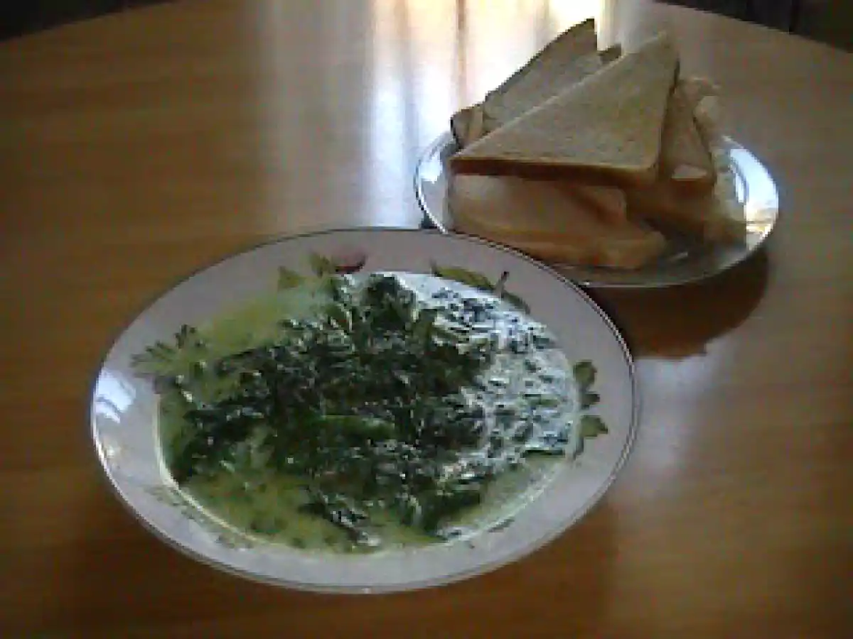 Spanac cu lapte si usturoi - poza 2