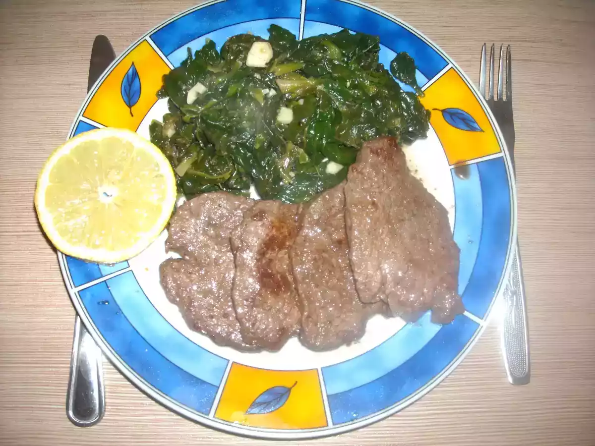 Spanac sotat cu usturoi a la Jamie - poza 2