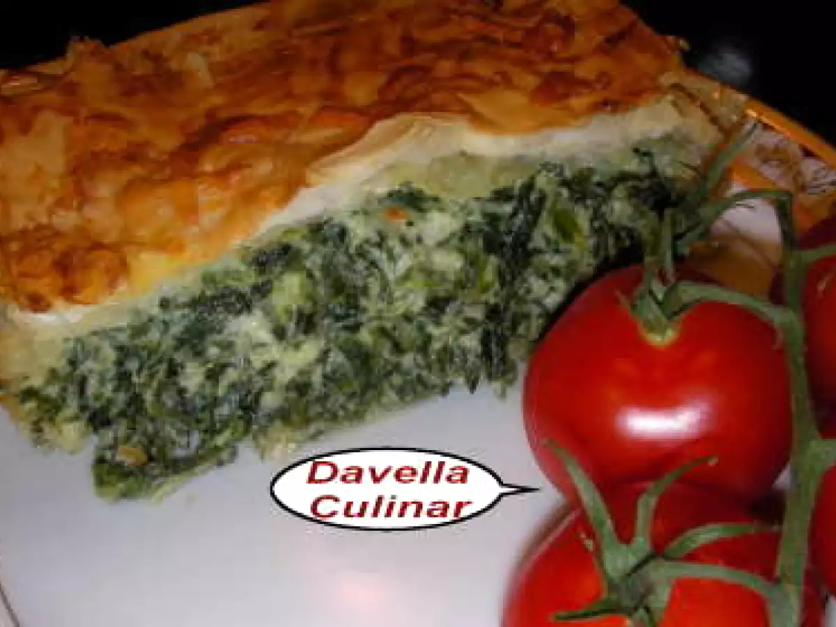 Spanakopita ( Placinta cu spanac) - poza 2