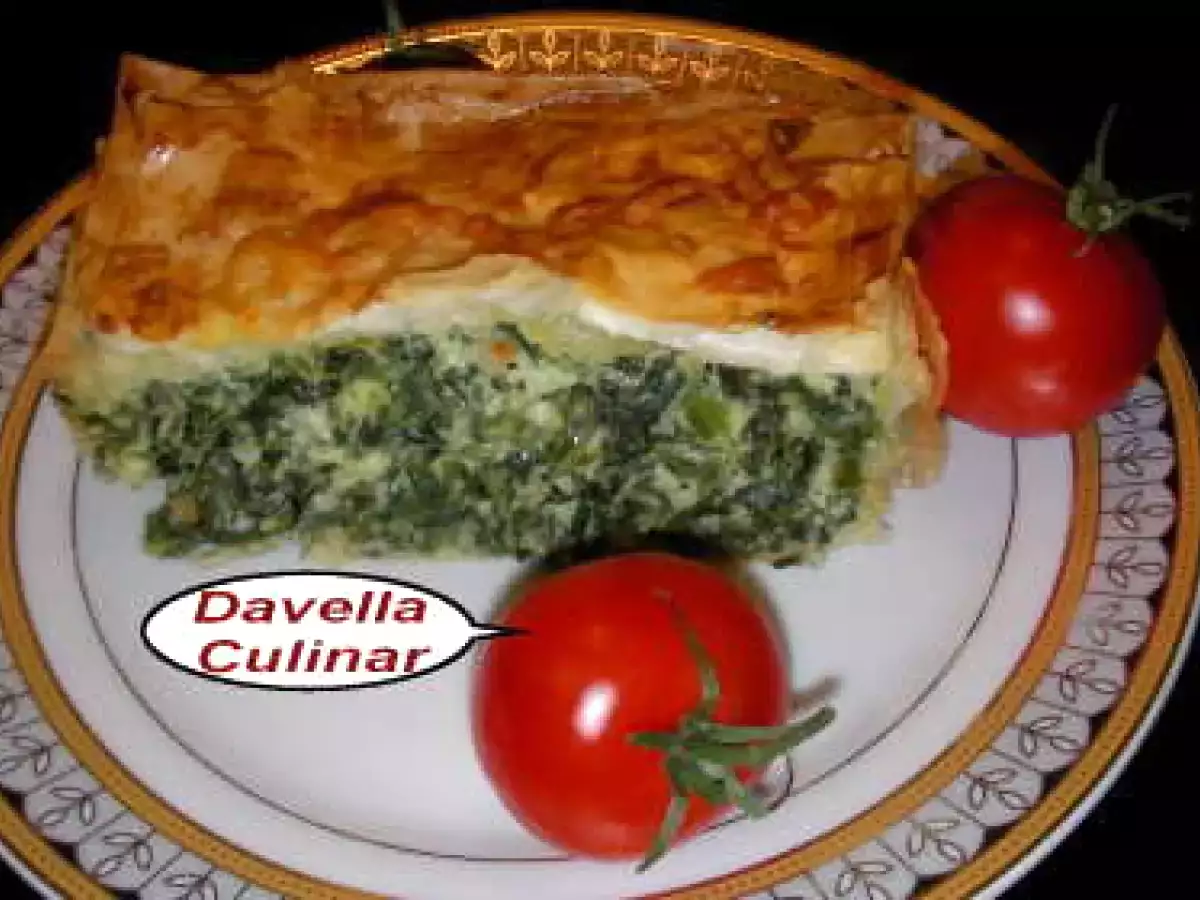 Spanakopita ( Placinta cu spanac) - poza 3