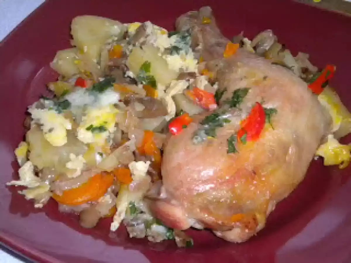 Specialitate de pui cu legume - poza 2