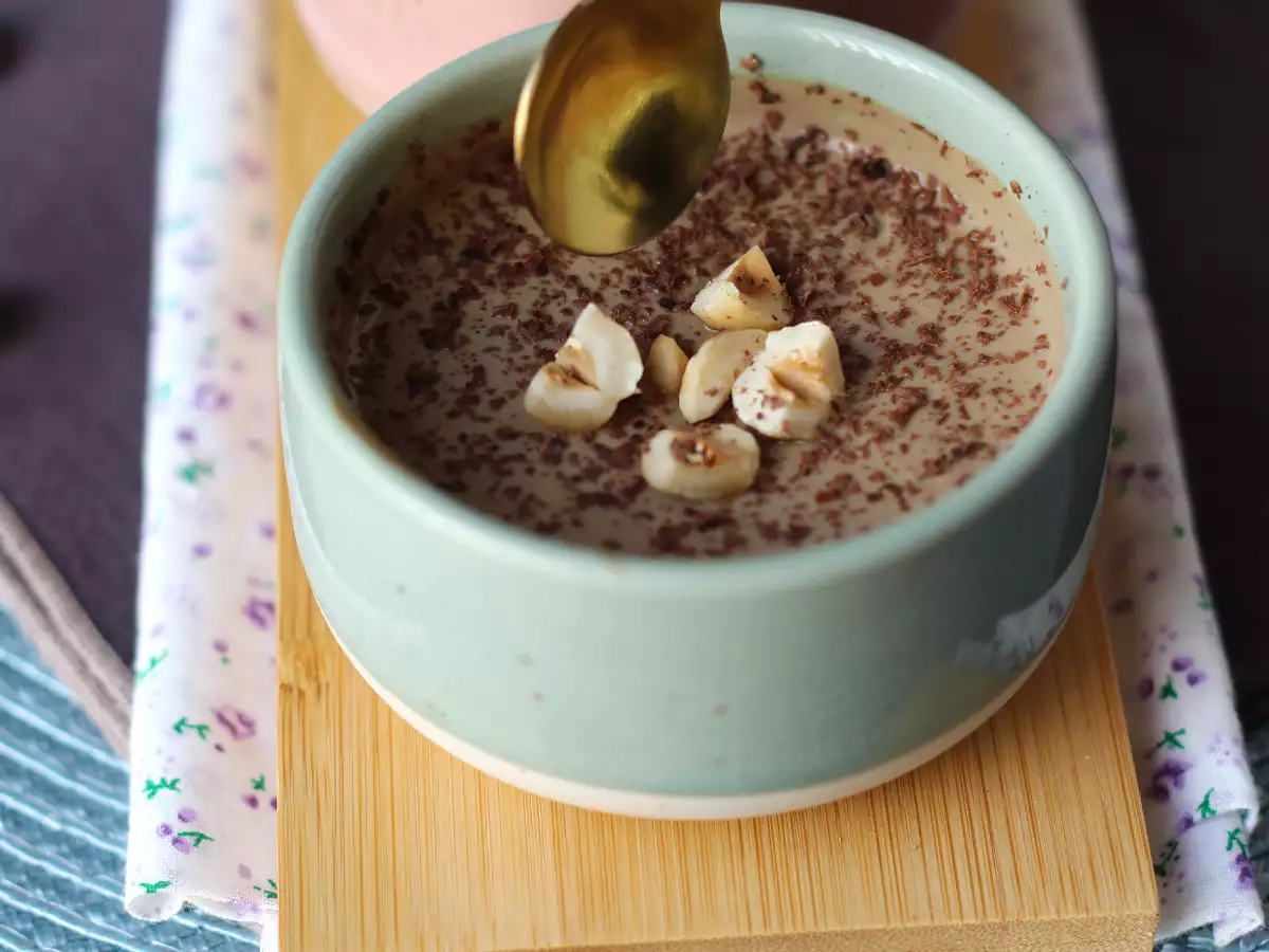 Spumă de cafea cu tofu mătăsos: 3 ingrediente, fără ouă și fără smântână - poza 4