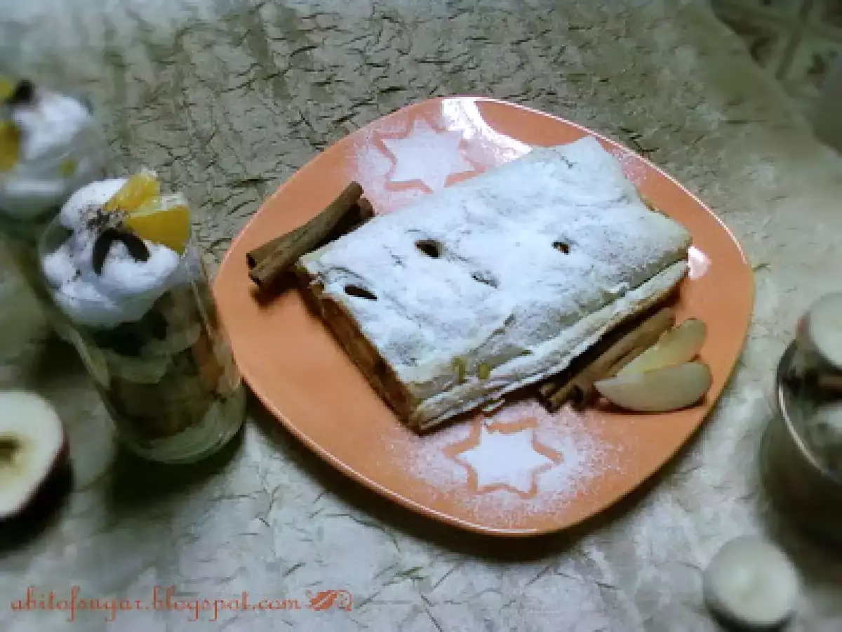 Strudel cu mere caramelizate - poza 3