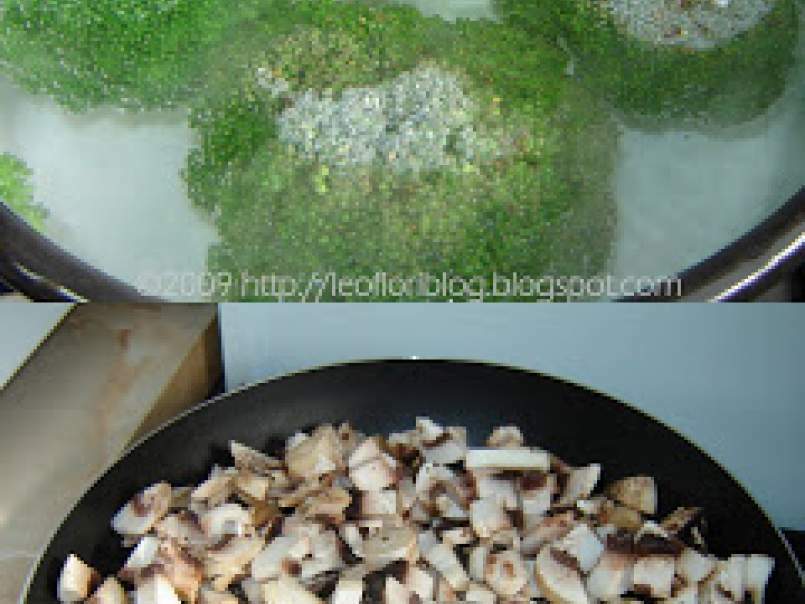 Sufleu de broccoli si ciuperci (montignac) - poza 3