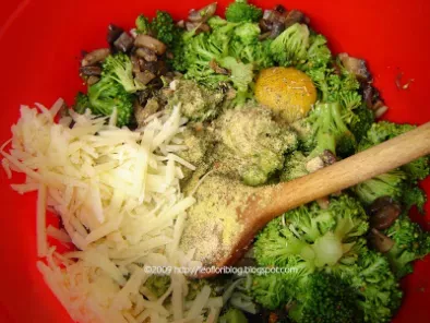 Sufleu de broccoli si ciuperci (montignac) - poza 4