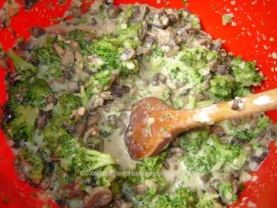 Sufleu de broccoli si ciuperci (montignac) - poza 5