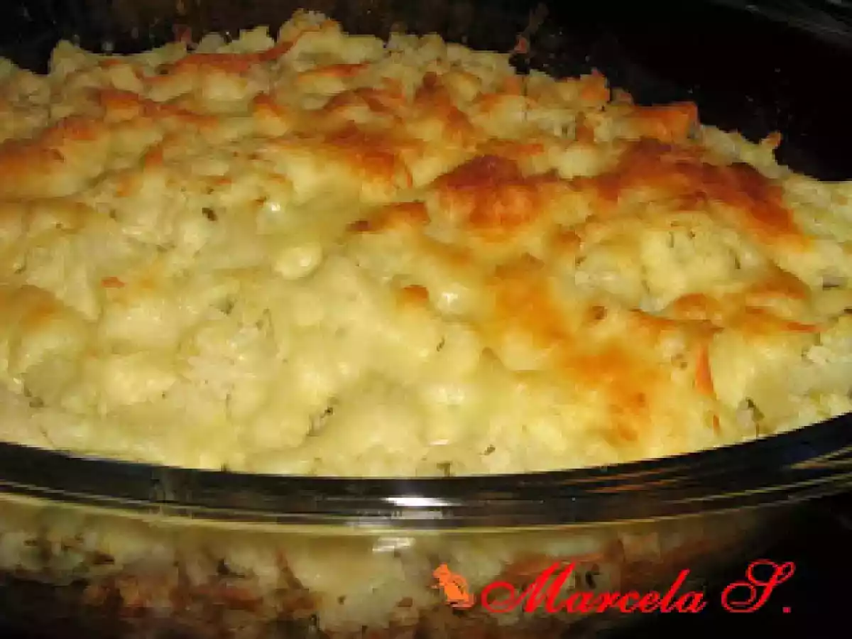 Sufleu de carne de vita si conopida