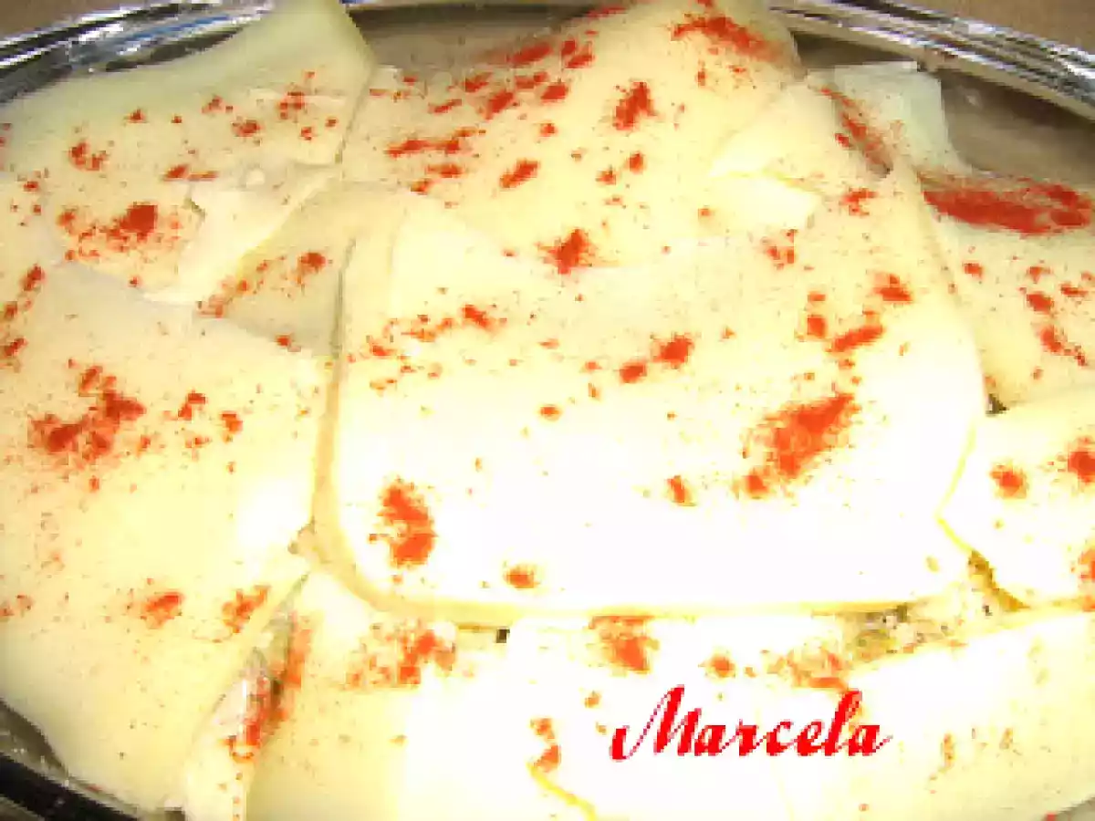 Sufleu de conopida, praz si mozarella - poza 2