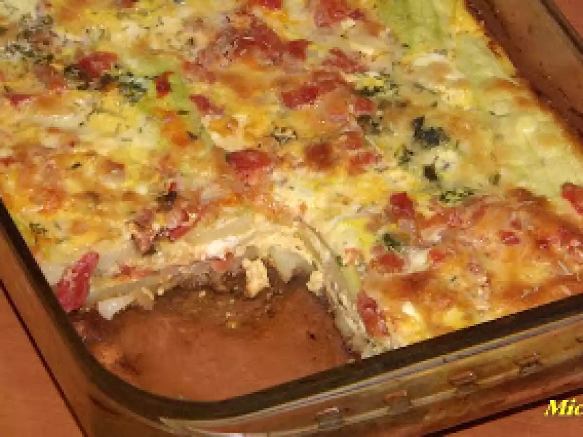 Sufleu de dovlecei cu rosii