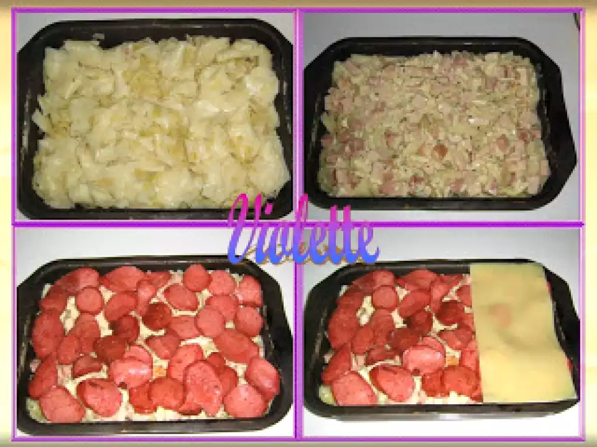 Sufleu de paste cu sunca - poza 2