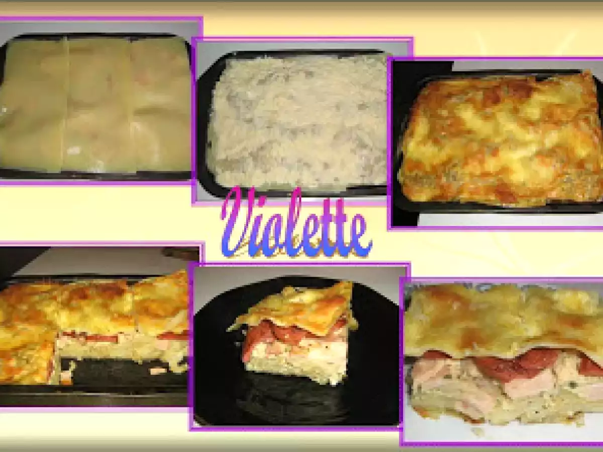 Sufleu de paste cu sunca - poza 3