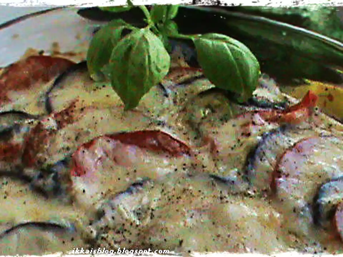 Sufleu de rosii cu vinete