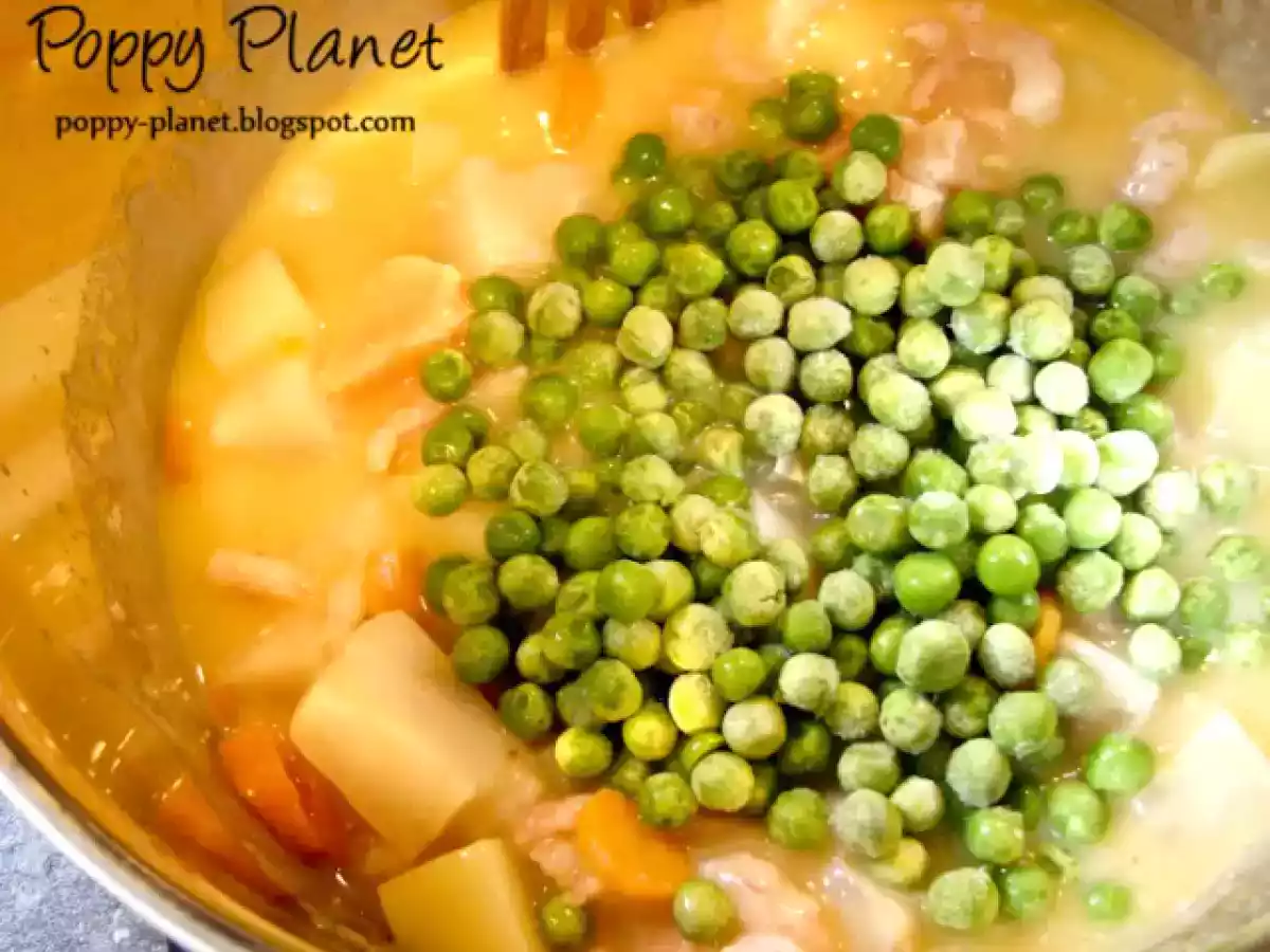 Supa crema cu peste si creveti - poza 4