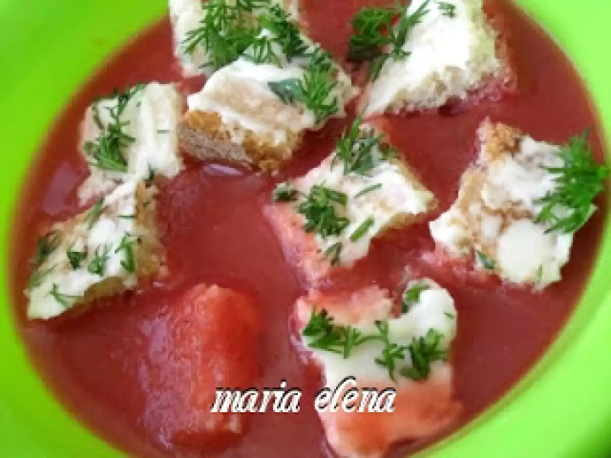 Supa crema cu sfecla, cartofi, mere - poza 2