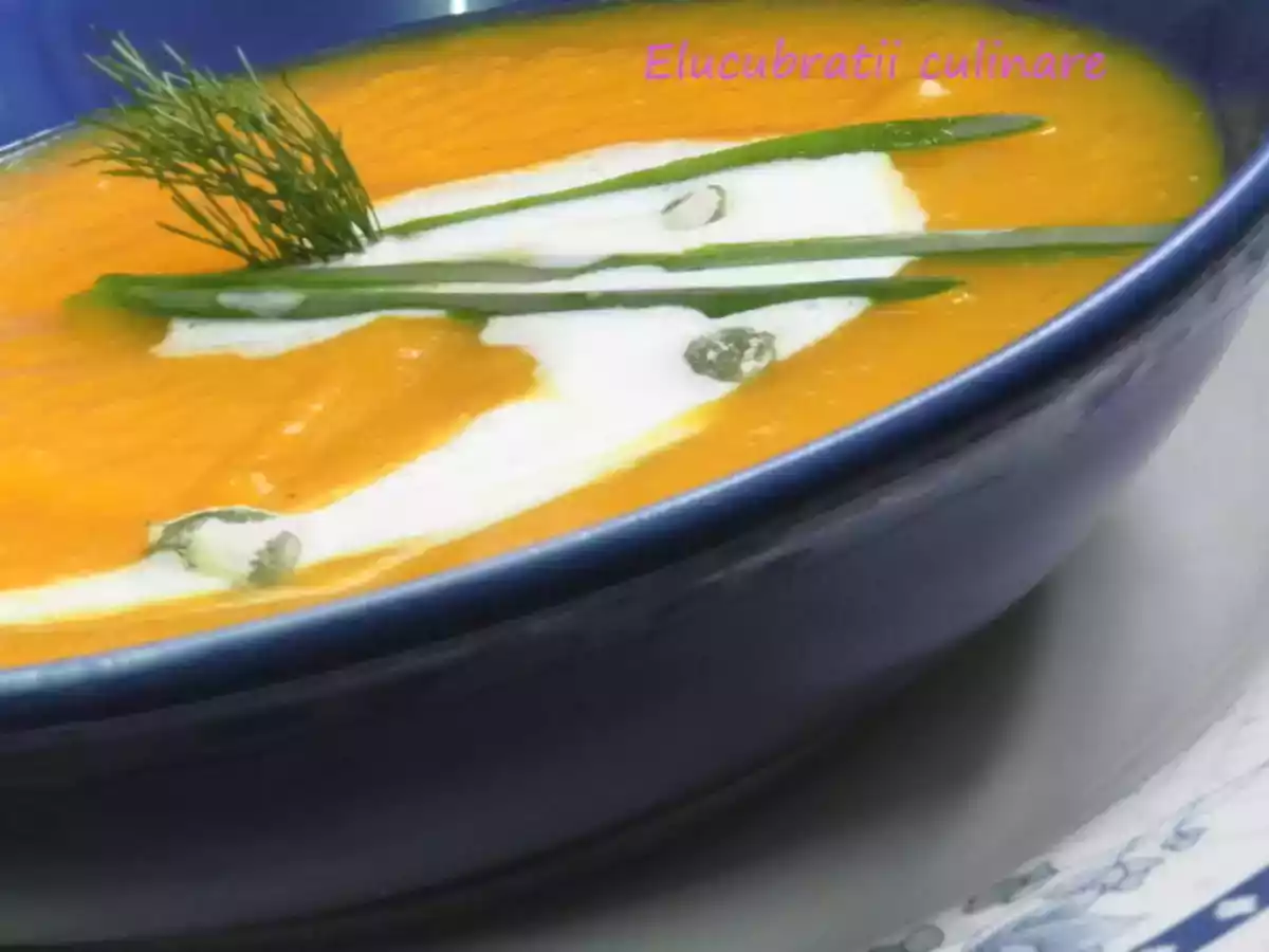 Supa crema de dovleac cu ghimbir - poza 2