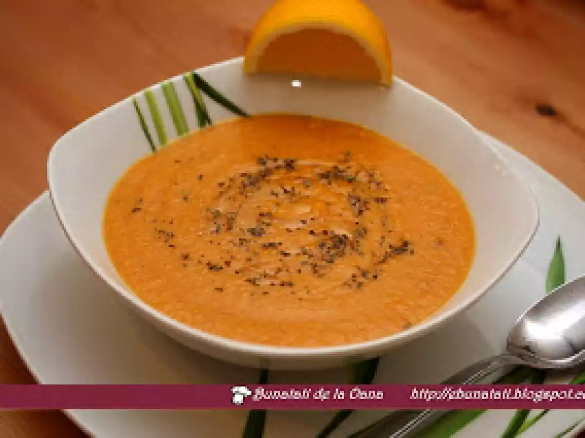 Supa crema de linte rosie - poza 4