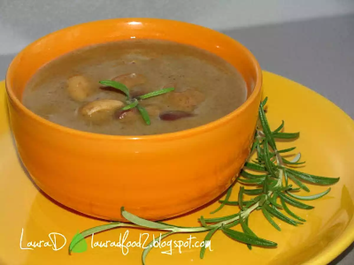 Supa-crema de linte si 4 tipuri de fasole - poza 2