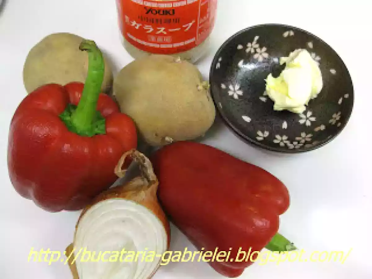 Supa crema de paprika(ardei gras rosu) - poza 2