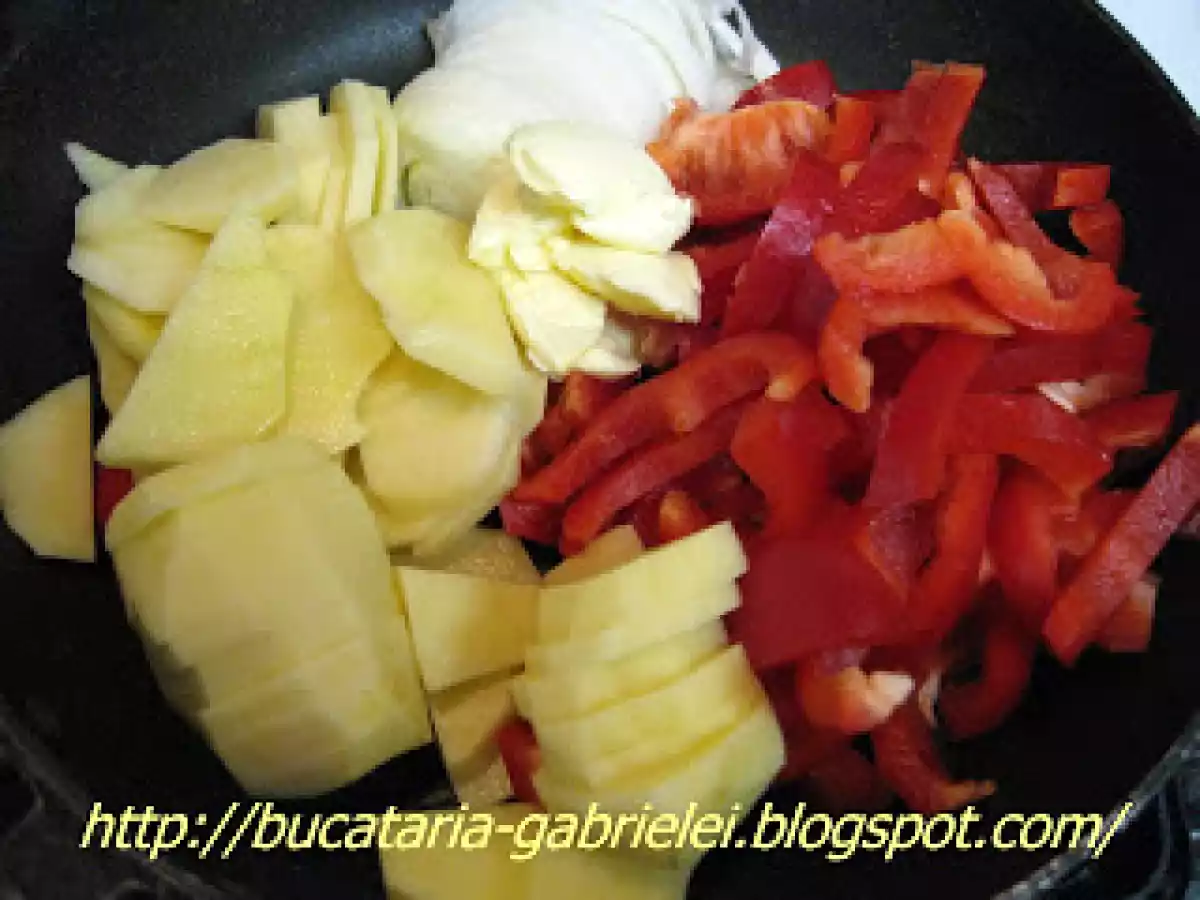 Supa crema de paprika(ardei gras rosu) - poza 3