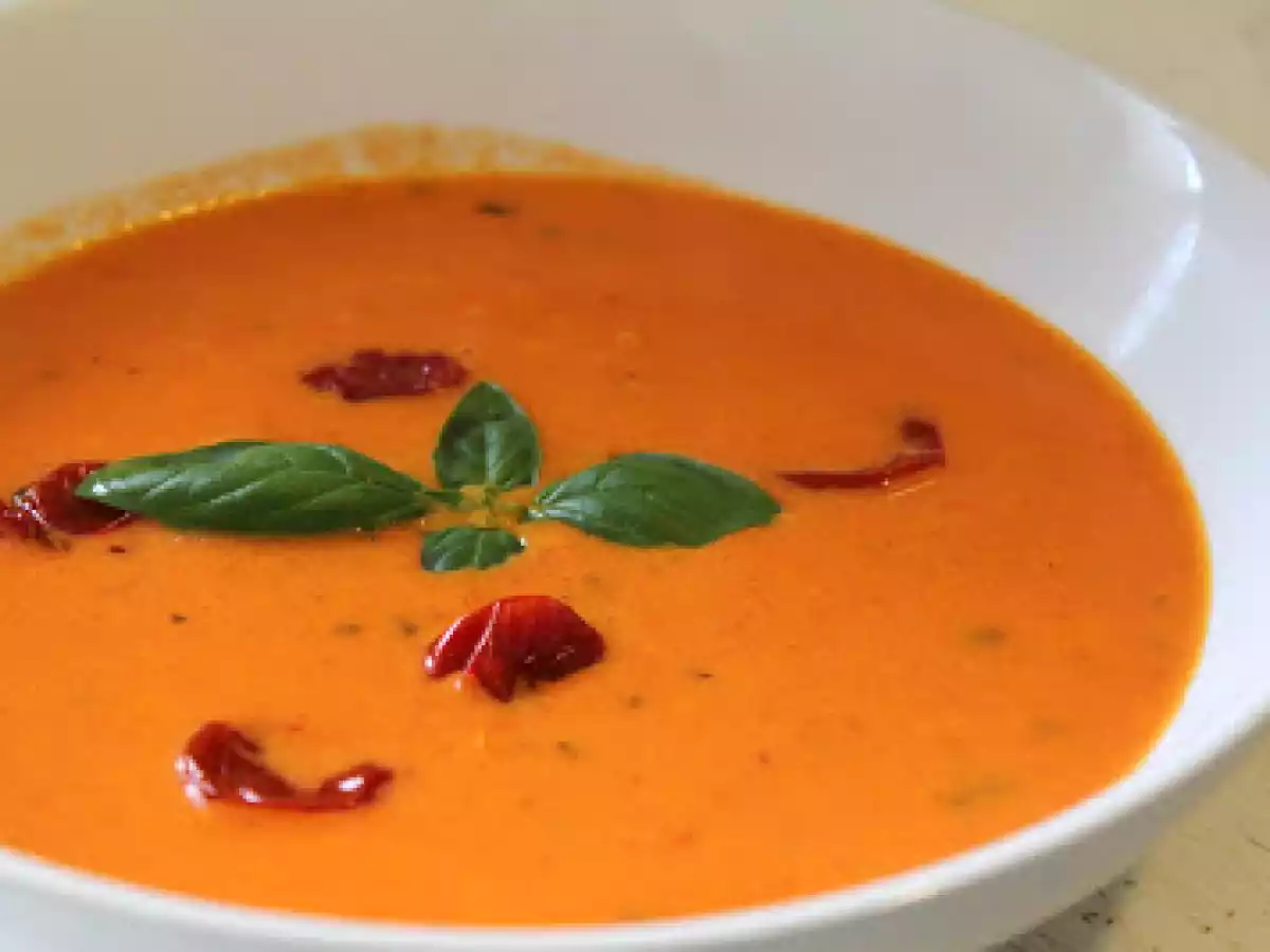 Supa crema de rosii coapte - poza 2