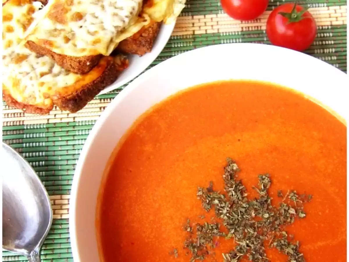 Supa crema de rosii cu mascarpone - poza 2