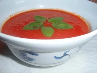 Supa crema de rosii II