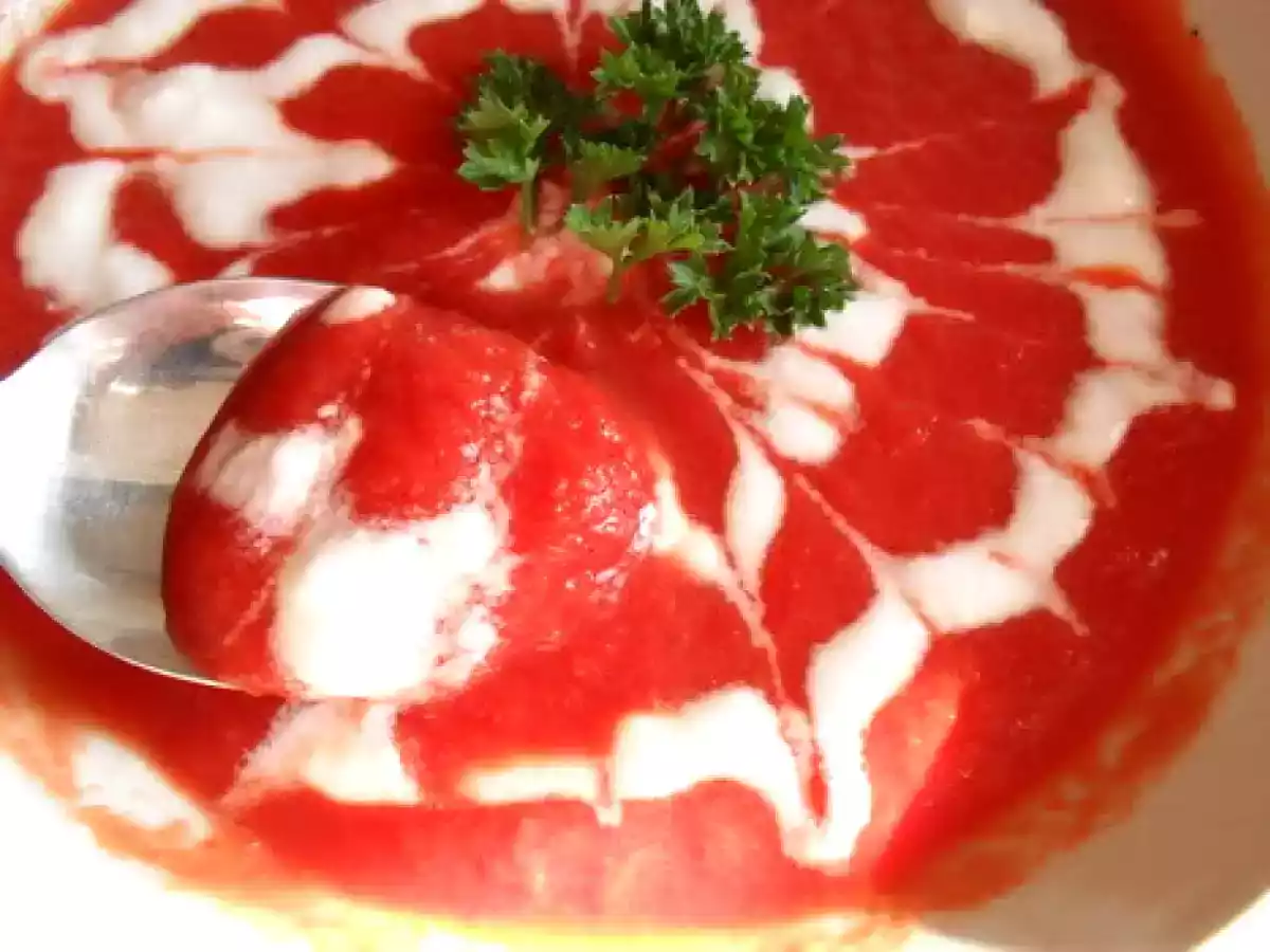 Supa crema de sfecla rosie - poza 2