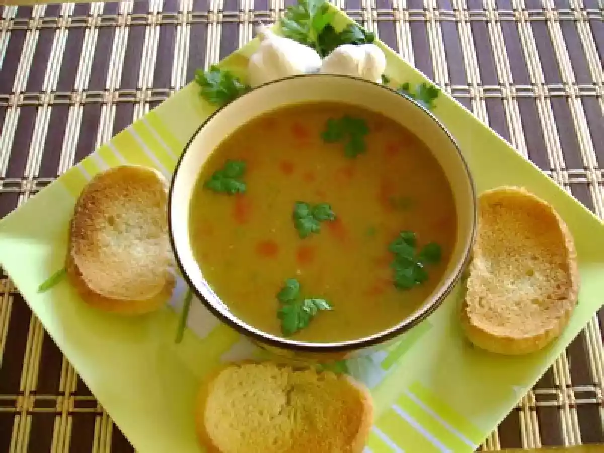 SUPA CREMA DE USTUROI CU LEGUME - poza 7