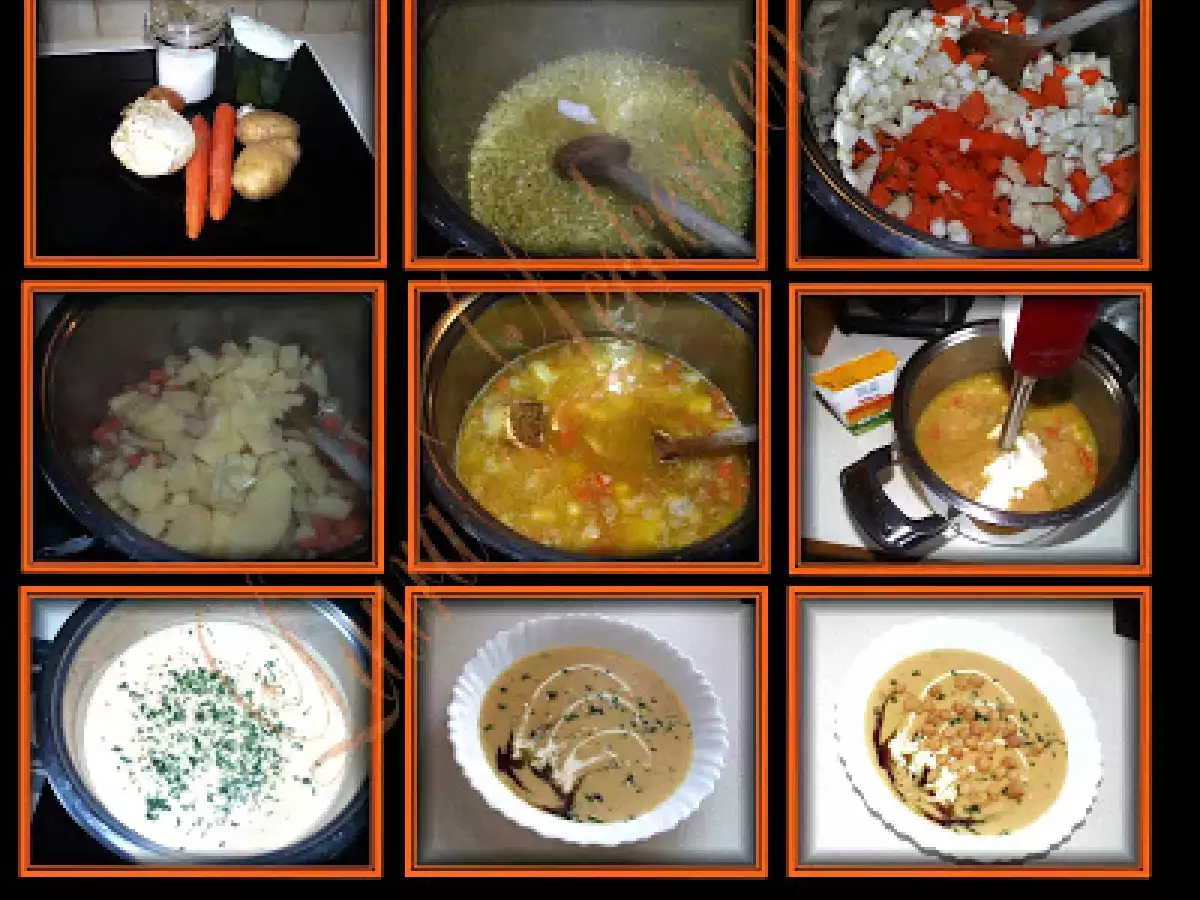 SUPA CREMA DIN MORCOVI, TELINA SI CARTOFI - poza 2