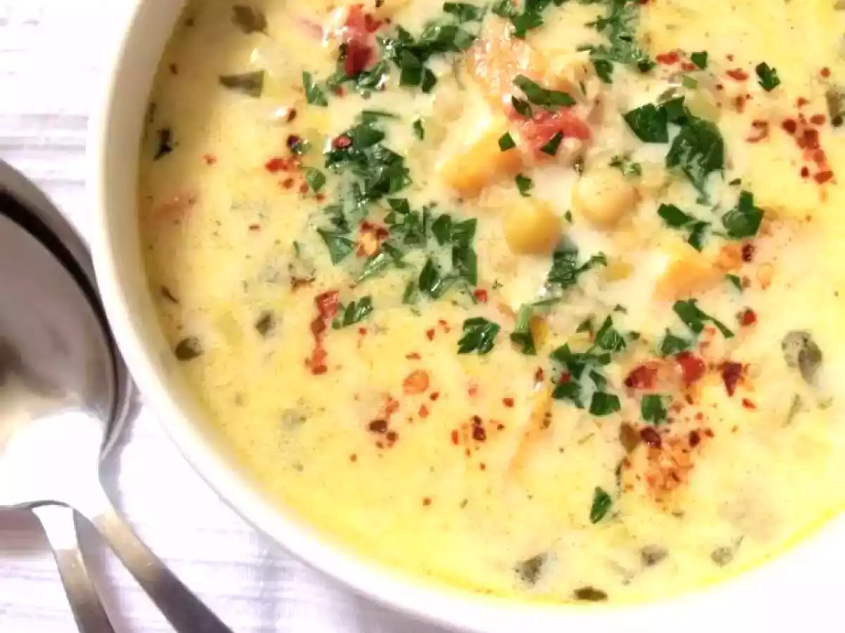 SUPA CU CARTOF DULCE SI PORUMB