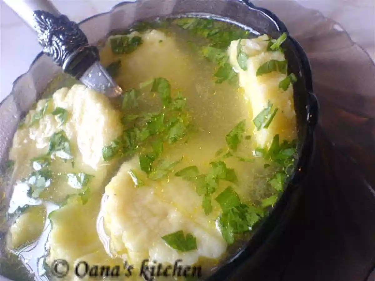 SUPA CU GALUSTE de gris si parmezan - poza 4