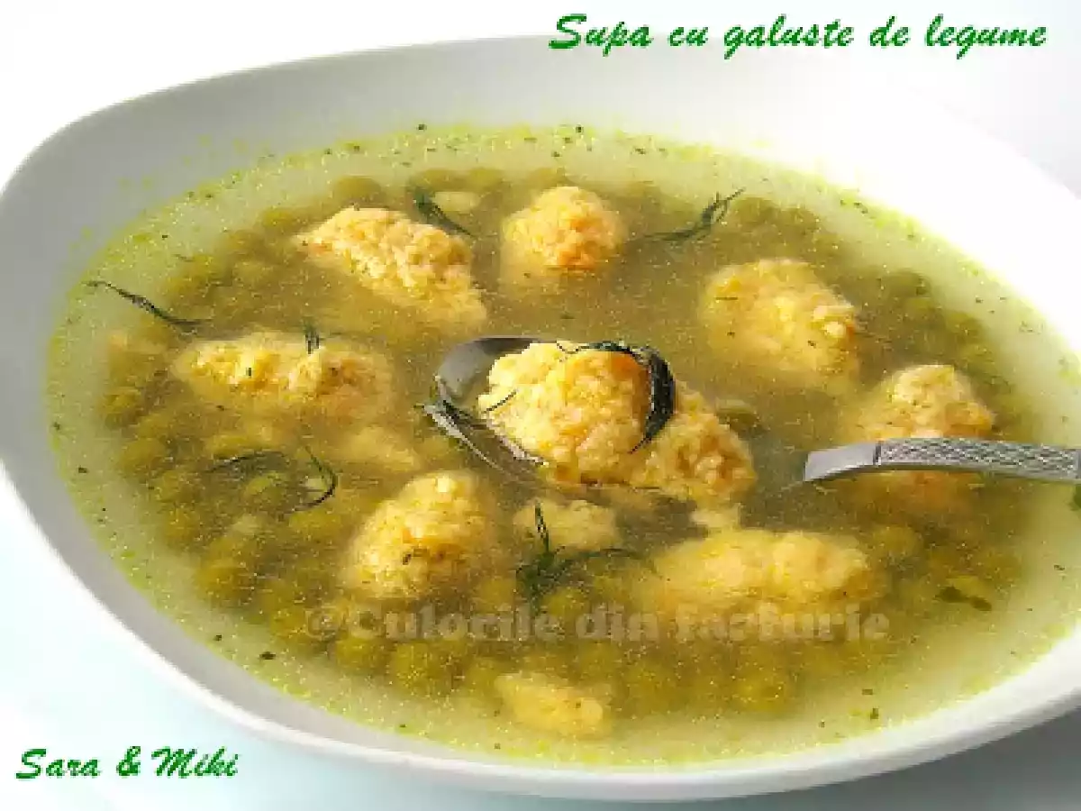 Supa cu galuste de legume - poza 2