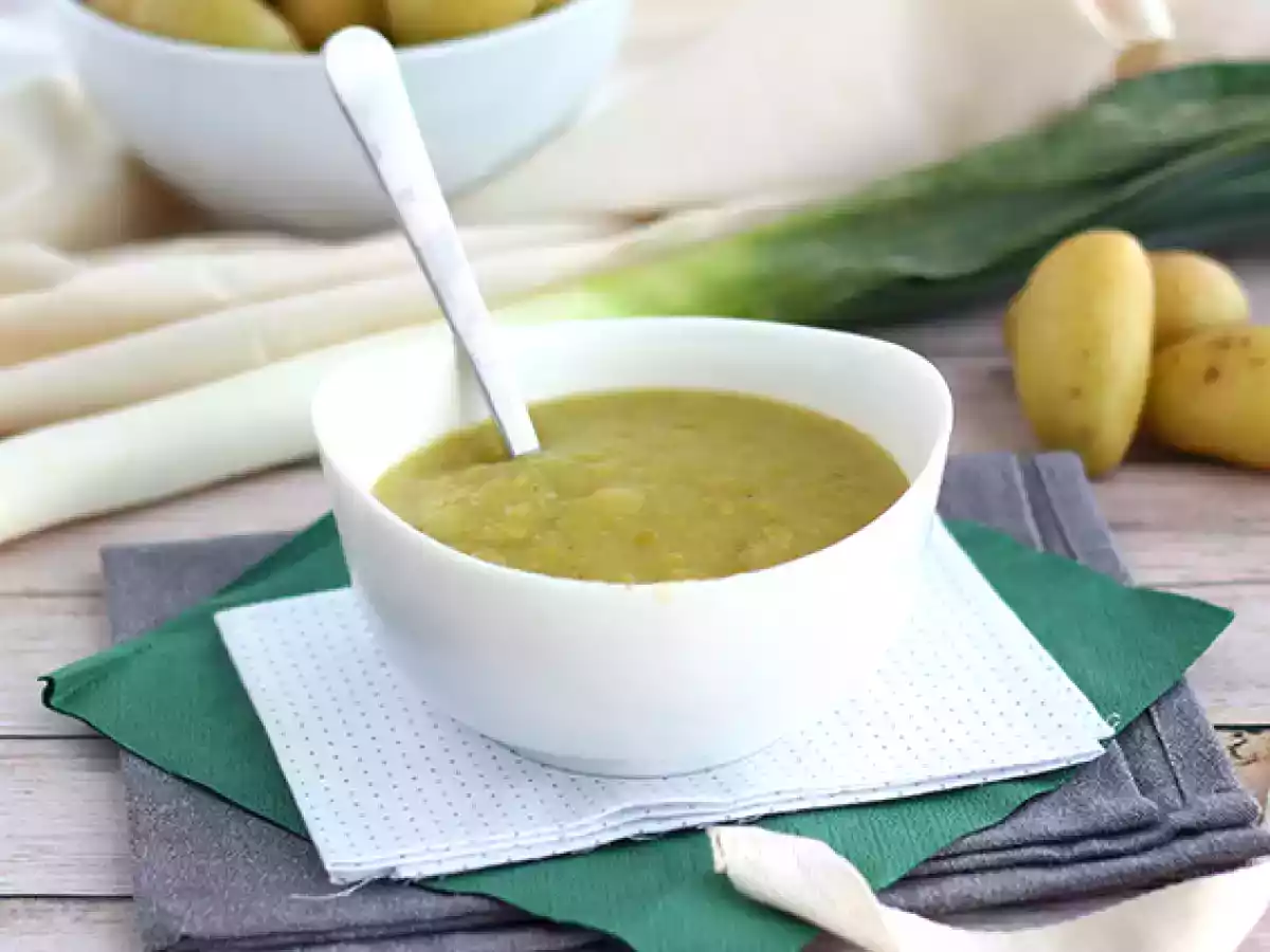 Supa de cartofi si praz - poza 3