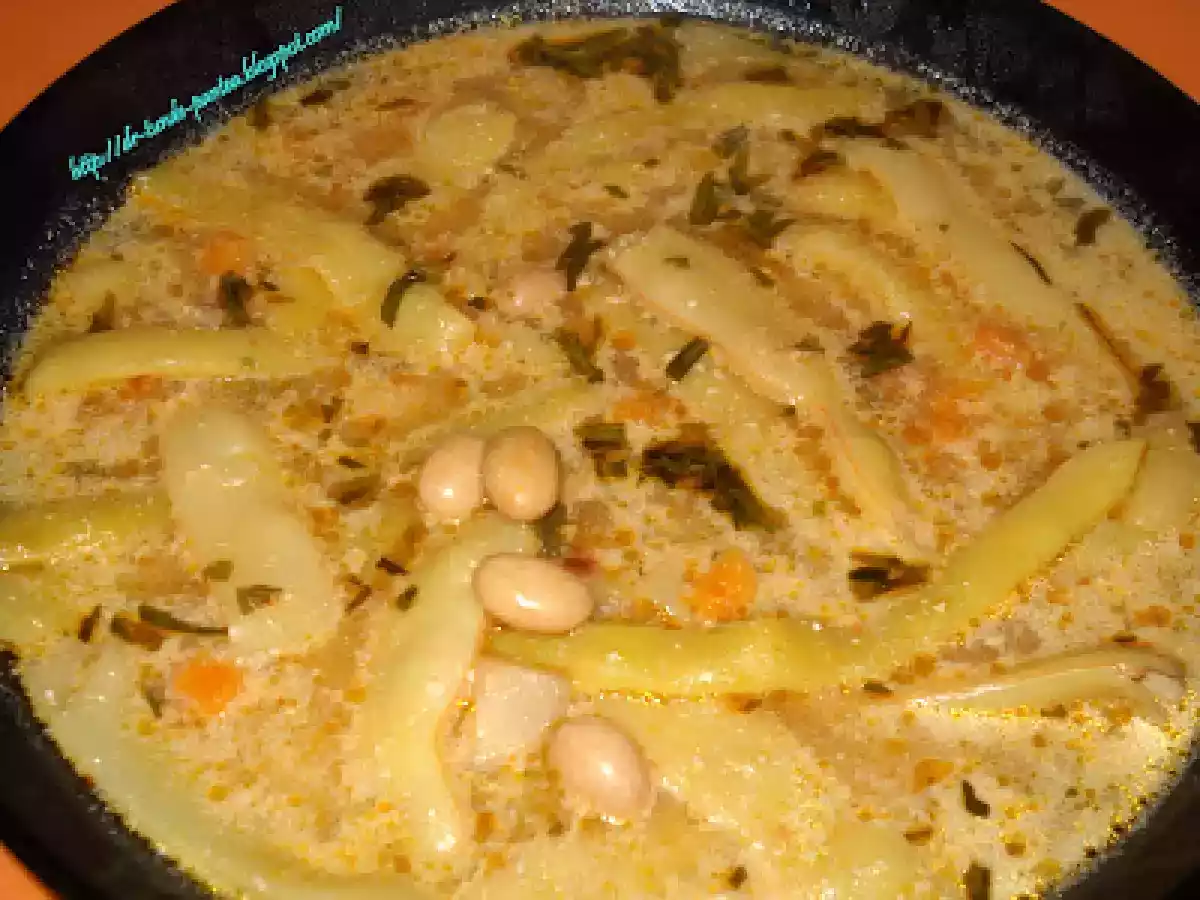 Supa de fasole verde a la Tunde