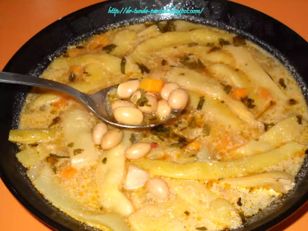 Supa de fasole verde a la Tunde - poza 3