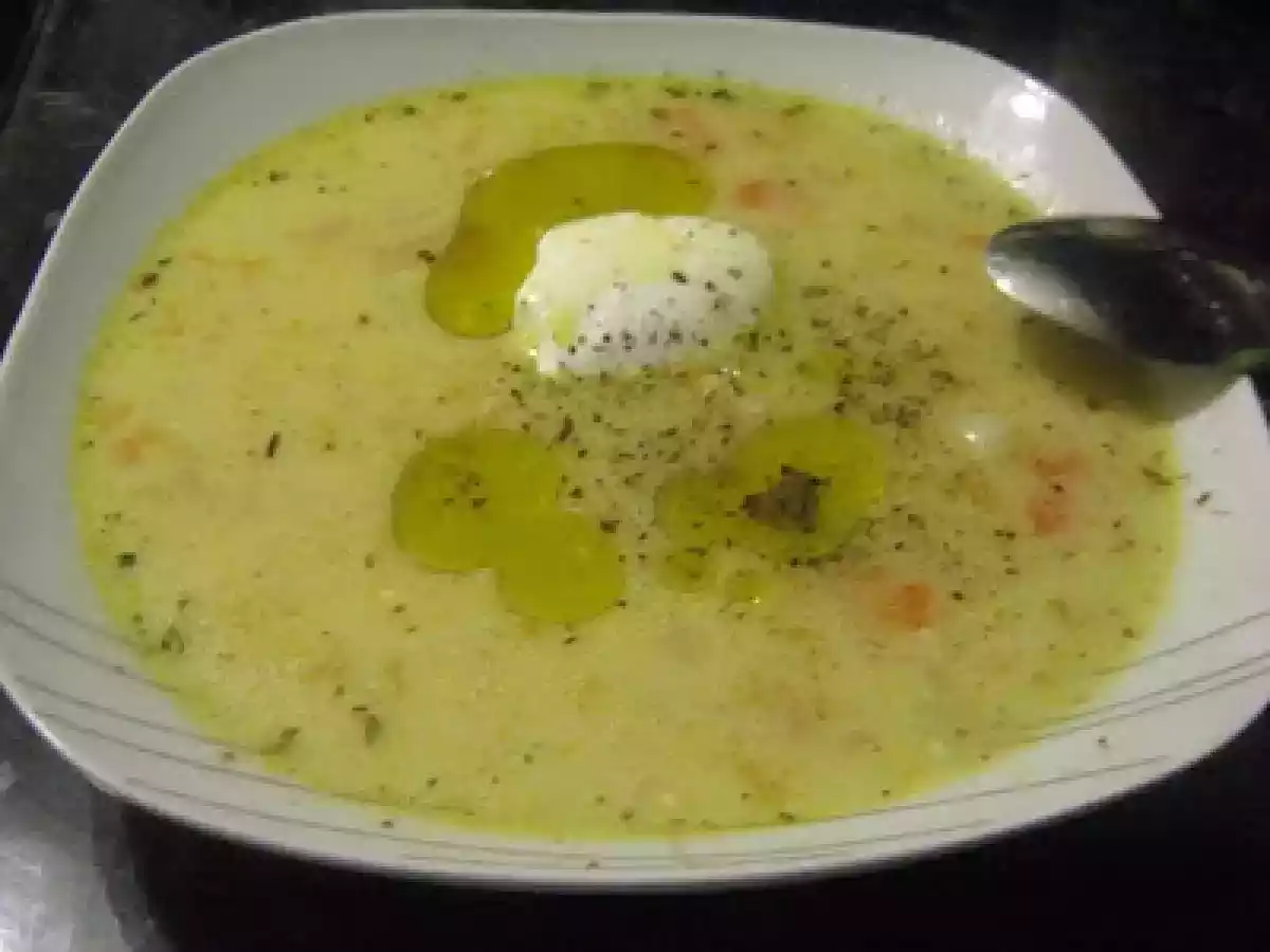 Supa de porumb cu conopida - poza 3