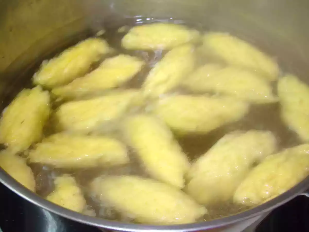 Supa de pui cu galuste de gris - poza 4