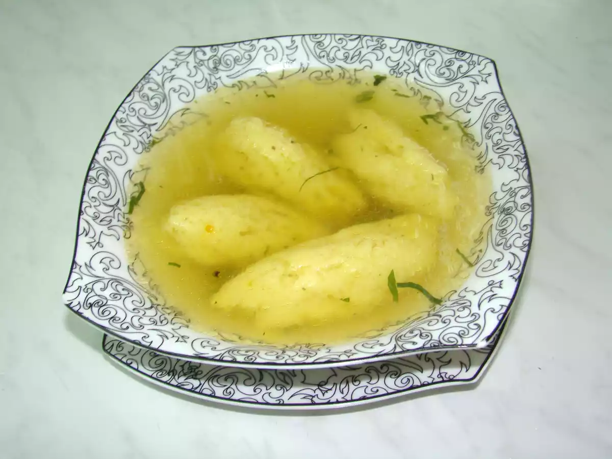 Supa de pui cu galuste de gris - poza 5