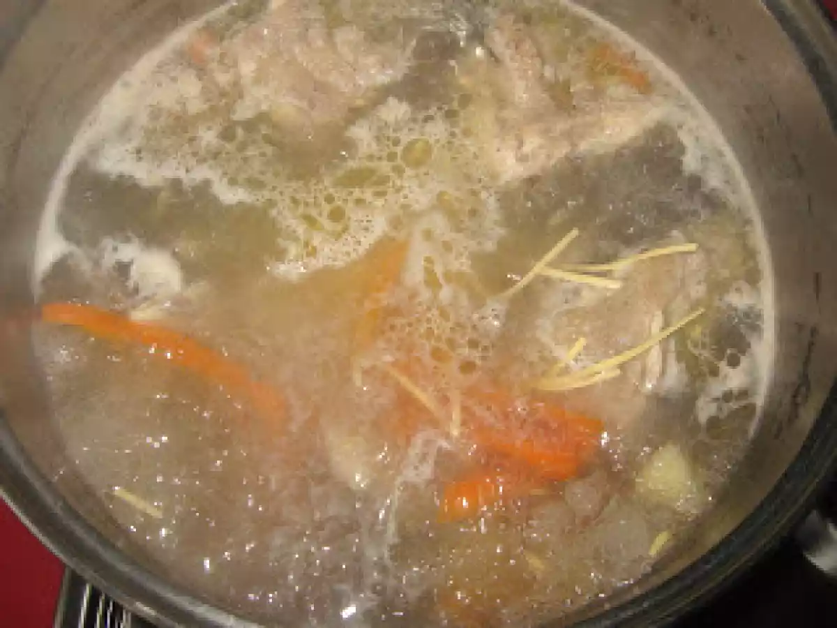 Supa de pui cu zdrente de ou - poza 5