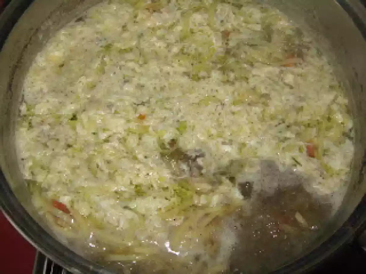 Supa de pui cu zdrente de ou - poza 10