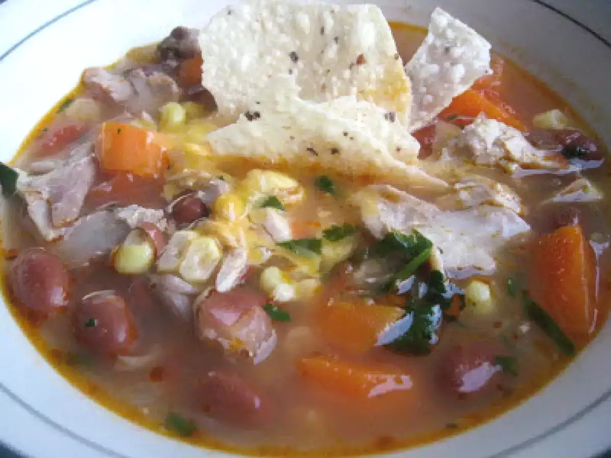 Supa de pui tortilla/ Chicken tortilla soup - poza 3