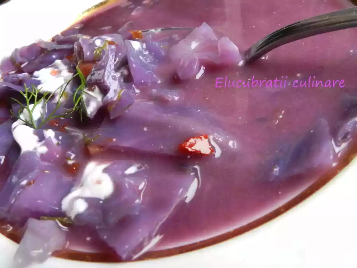Supă de varză roșie - poza 2