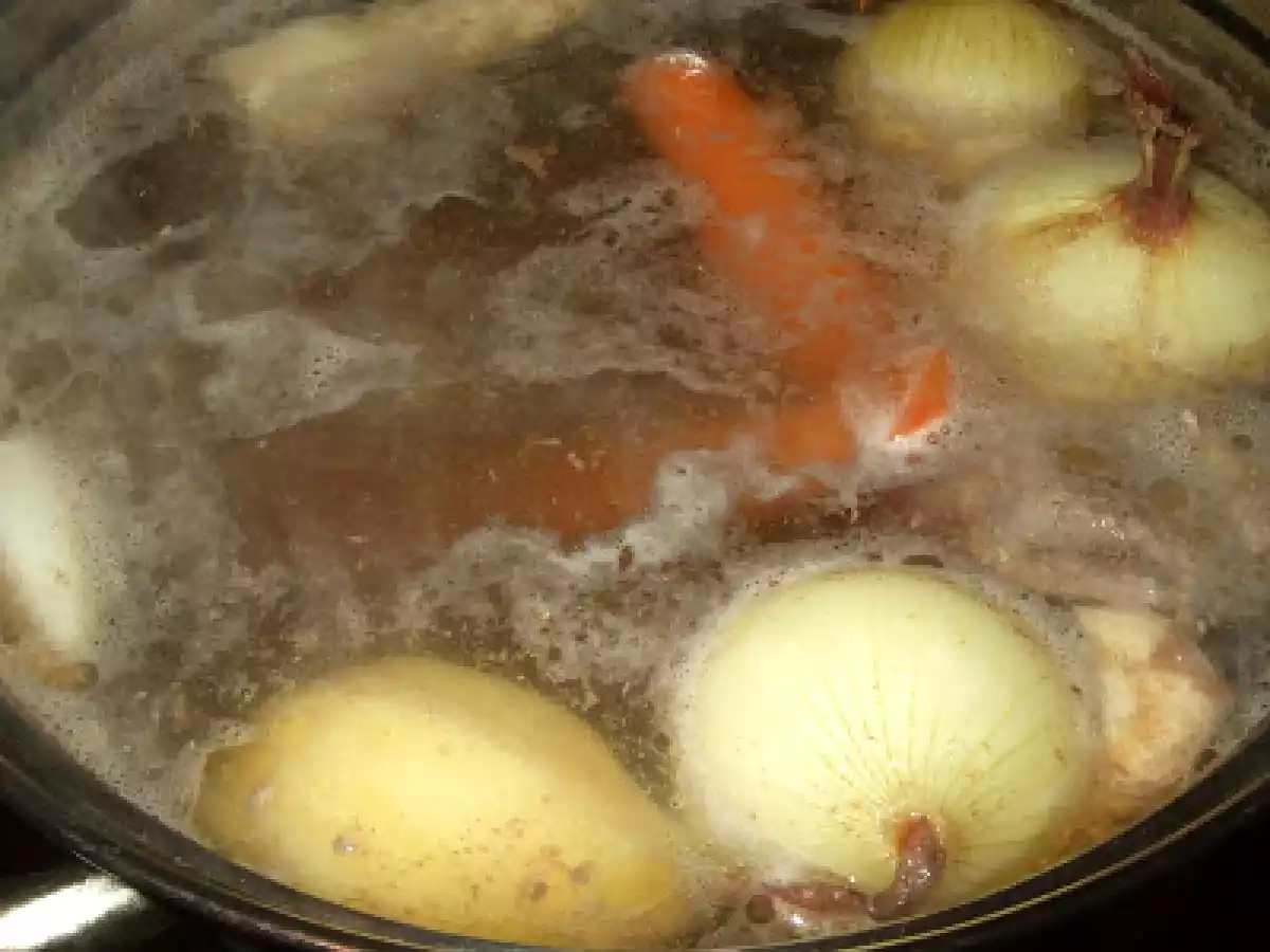 Supa de vita cu hrean - poza 3