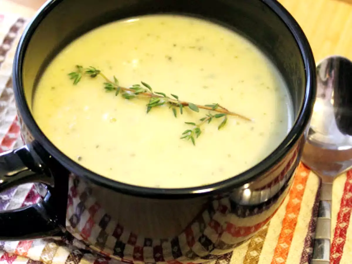 Supa Vichyssoise cu dovlecel