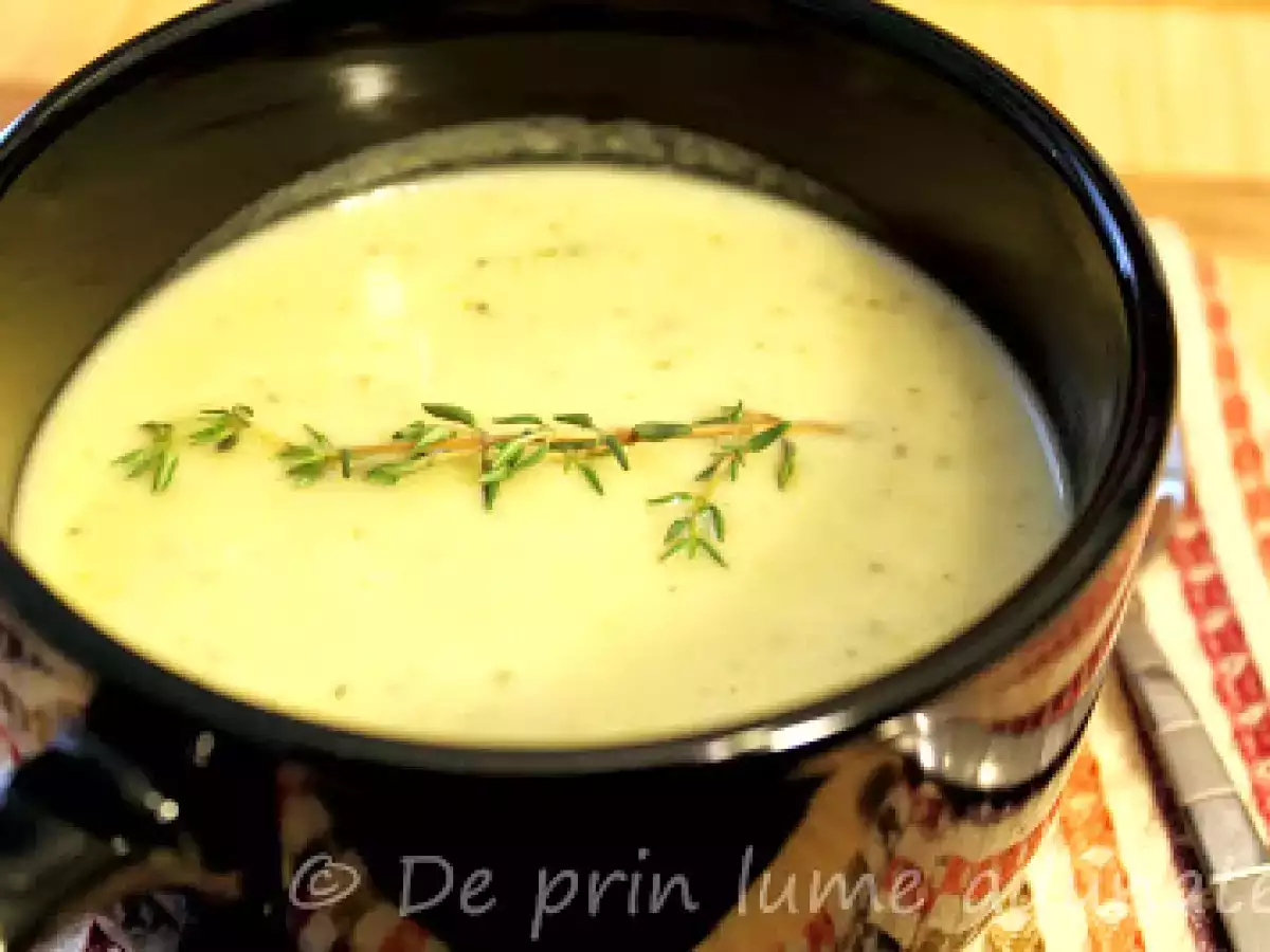 Supa Vichyssoise cu dovlecel - poza 2