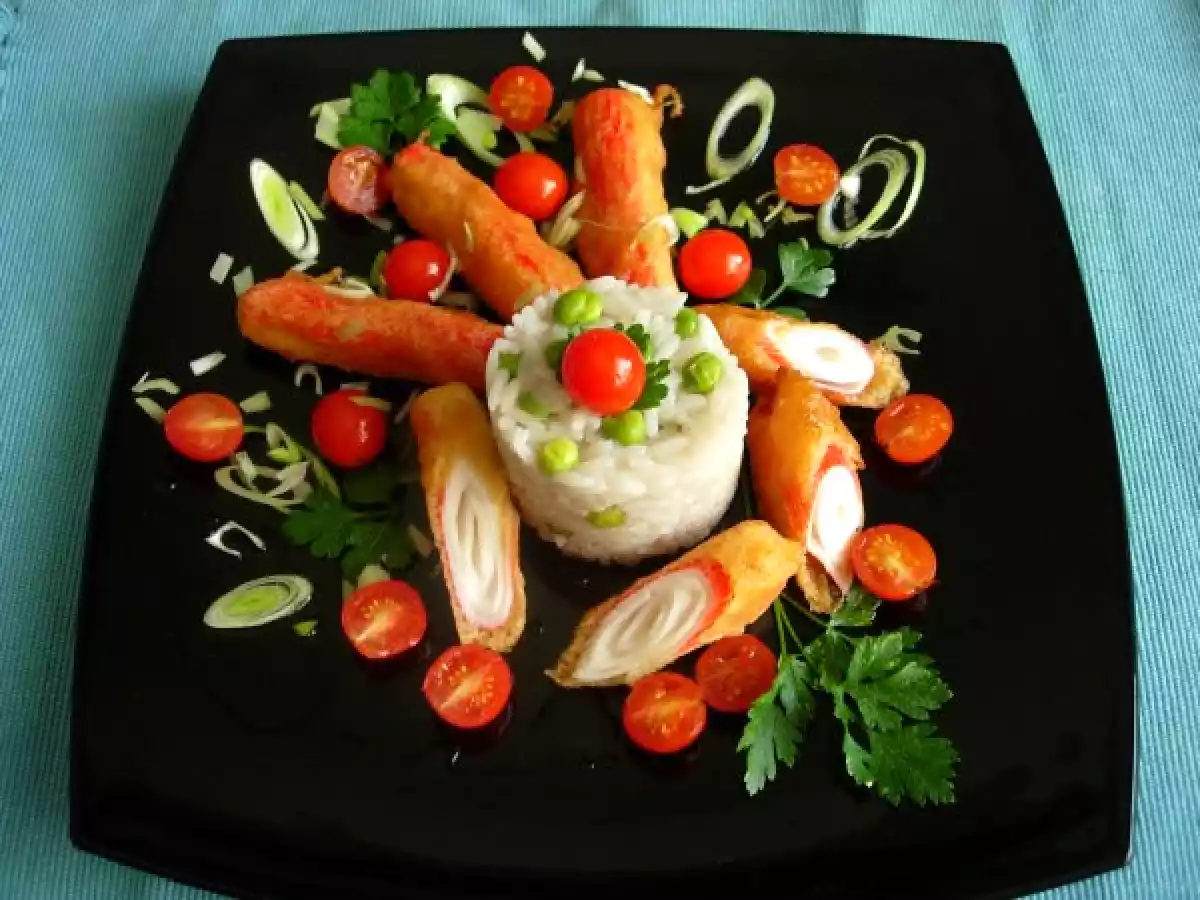 Surimi cu garnitura de orez - poza 2